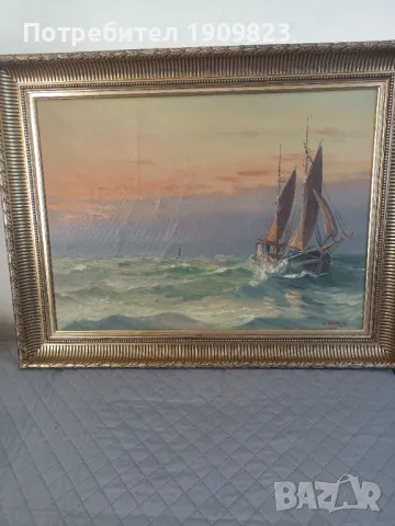 Голяма маслена картина , снимка 3 - Картини - 49590464