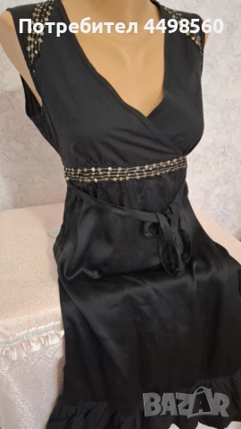 Рокля /коприна и памук, снимка 2 - Рокли - 51081513