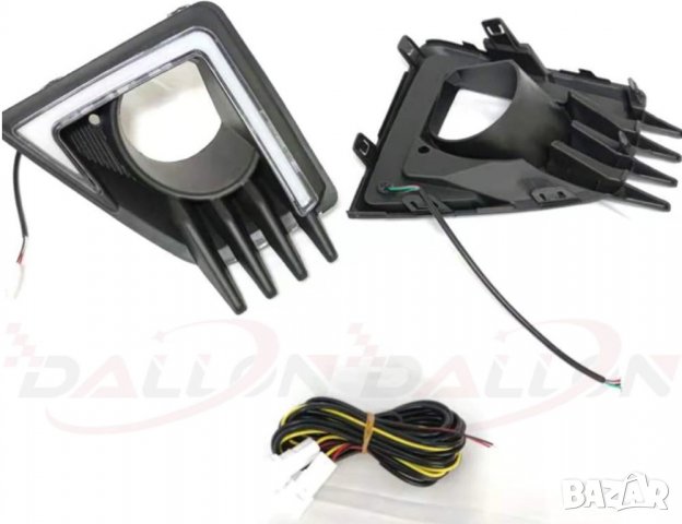 Решетки за халогени с вградени лед дневни светлини и бягащи светлини на мигачи space star спейс стар, снимка 11 - Аксесоари и консумативи - 38542405