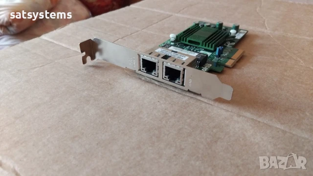 SuperMicro AOC-SG-I2 PCI Express Dual Port Gigabit Network Adapter Card LP, снимка 4 - Мрежови адаптери - 48384950
