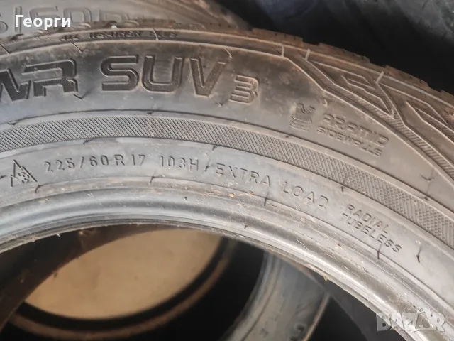 2бр.зимни гуми 225/60/17 Nokian, снимка 5 - Гуми и джанти - 56153259