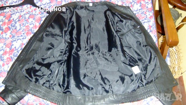 Продавам черно дамско кожено яке 38 номер, снимка 4 - Якета - 39744321