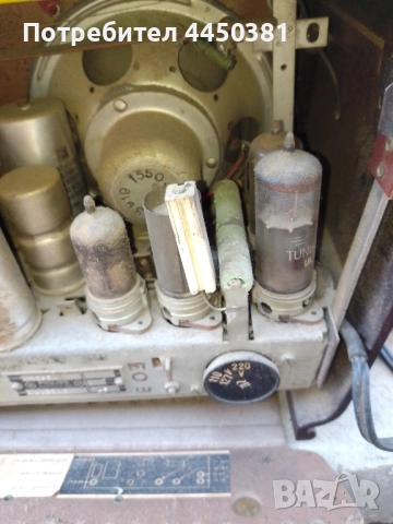 РАБОТЕЩО !!! Лампово радио Филипс , снимка 4 - Антикварни и старинни предмети - 50132201