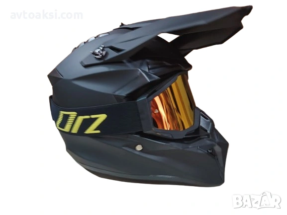 Каска Крос Мотор/Скутер/Бъги/Вело/АТВ + Очила -195-3, снимка 4 - Аксесоари и консумативи - 54036664