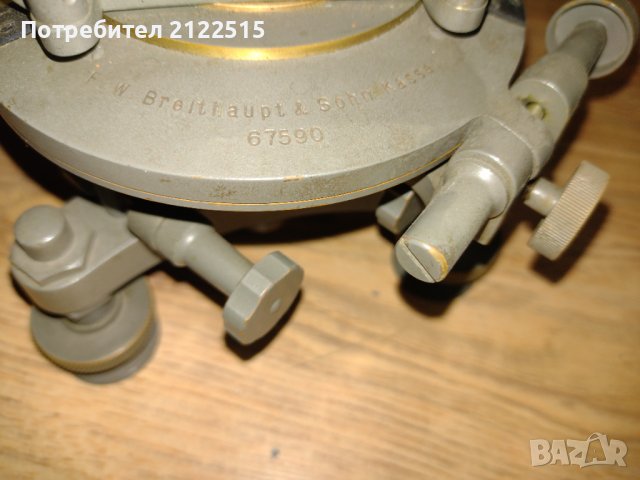 Стар немски теодолит, снимка 4 - Антикварни и старинни предмети - 39572949