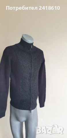 Karl Lagerfeld Cotton Knit Full Zip Cardigan Mens Size XS - S НОВО! ОРИГИНАЛ! Жилетка с цял Цип!, снимка 4 - Пуловери - 52040566