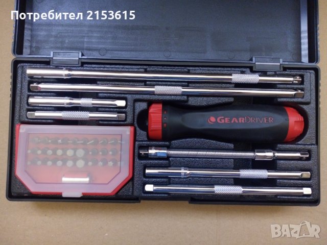 GearWrench GearDriver РАТЧЕТ ДРЪЖКА  със сменяеми НАКРАЙНИЦИ  БИТОВЕ КОМПЛЕКТ , снимка 2 - Други инструменти - 42368961