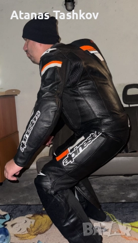 Alpinestars EU58 кожен екип 2 части, снимка 10 - Спортни дрехи, екипи - 52821155
