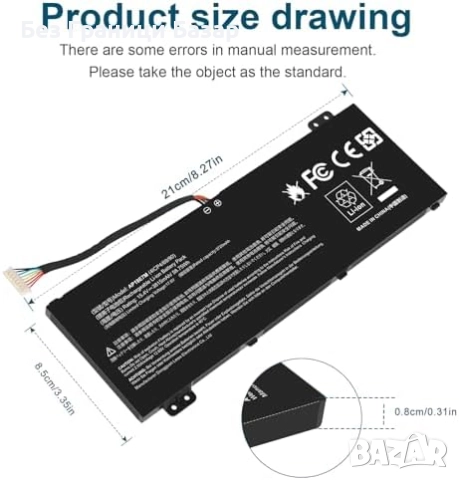 Нова Батерия AP18E7M за лаптоп Acer Nitro 5 7 Predator Helios Triton, снимка 6 - Части за лаптопи - 51775672