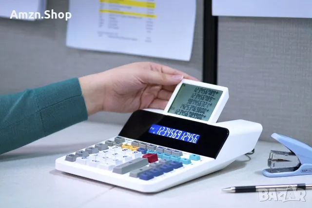 Счетоводен калкулатор за безхартиен печат Sharp EL-1901 , снимка 4 - Друга електроника - 48071915