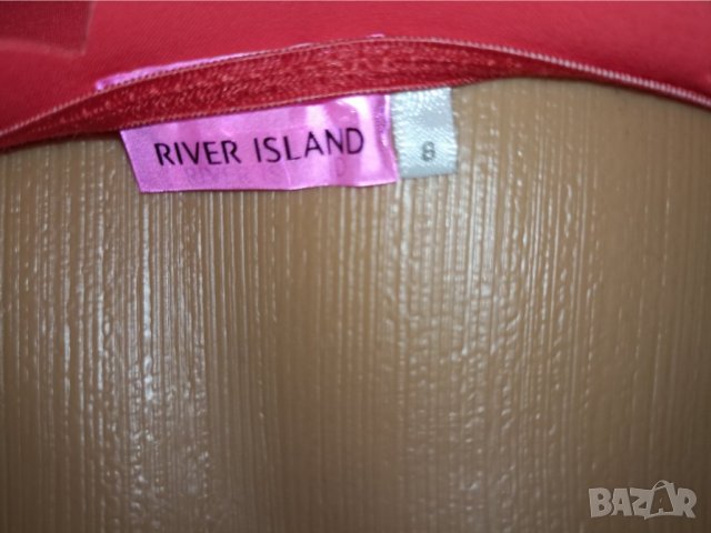 River Island S,M- Нов  лазерно изрязан бански в оранжев цвят , снимка 14 - Бански костюми - 37293859