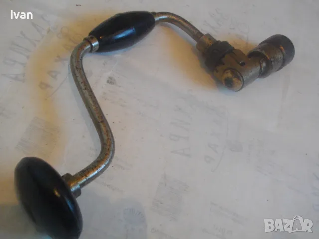 РУСКА СССР СОЦ РЕВЕРСИВНА СТАРО КАЧЕСТВО РЪЧЕН МАТКАП ДРЕЛКА БОРМАШИНА 370мм/13мм захват Завод ЧИЗ, снимка 7 - Бормашини - 48413639