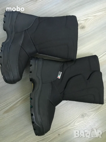 Италиански, черни ботуши номер 44, със система за допълнително сцепление - Alpi System и с от