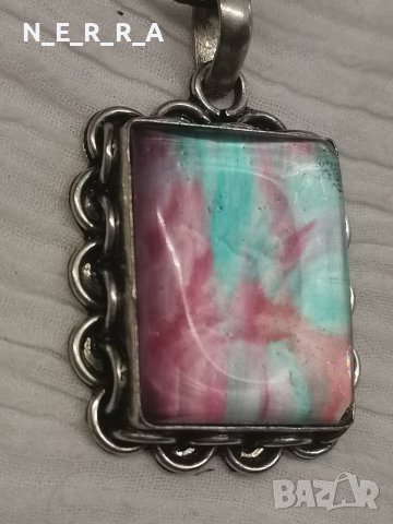 Медальон Мурано, снимка 2 - Колиета, медальони, синджири - 40010052