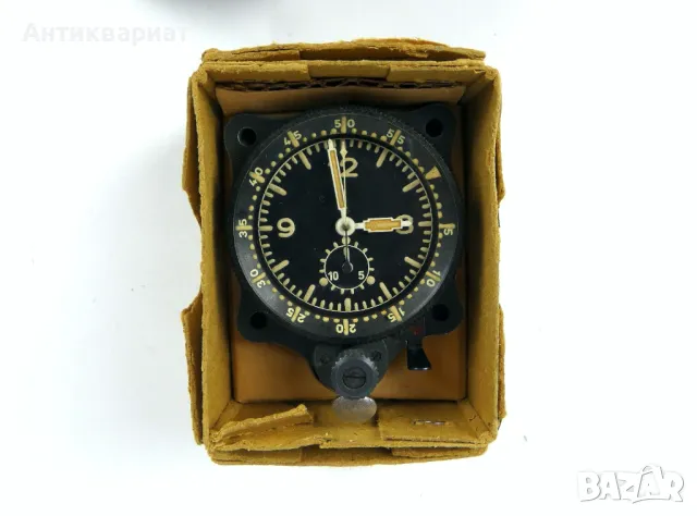 Германски Junghans от Втората световна война - Fl.23885 - Бордови часовник на самолет , снимка 9 - Други - 49440825