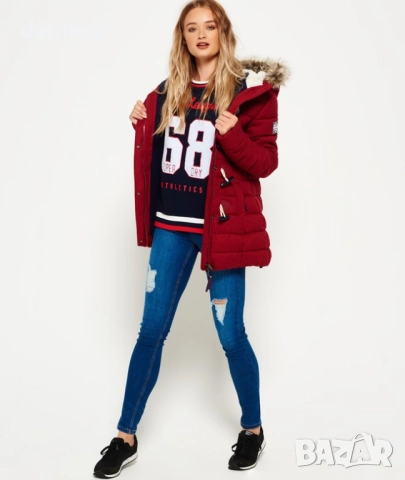 Дамско зимно яке палто Superdry размер small, снимка 2 - Якета - 52212479