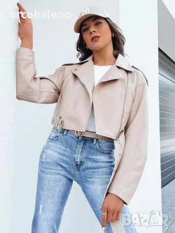 Дамско кожено яке BADEN, 3цвята , снимка 6 - Якета - 47751169