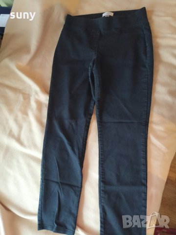 Дамски ластичен панталон тип дънки, снимка 1 - Панталони - 29347315