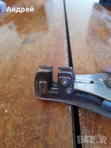 Стари клещи за забелване на кабели, снимка 4 - Други ценни предмети - 42654920