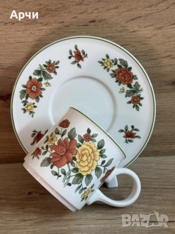 Двоен сет за кафе Villeroy & Boch, снимка 3 - Чаши - 55752392