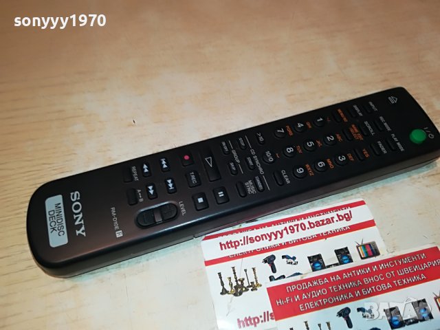 SONY RM-D10E MINIDISC DECK-ВНОС SWISS 1809221356, снимка 3 - Други - 38038560
