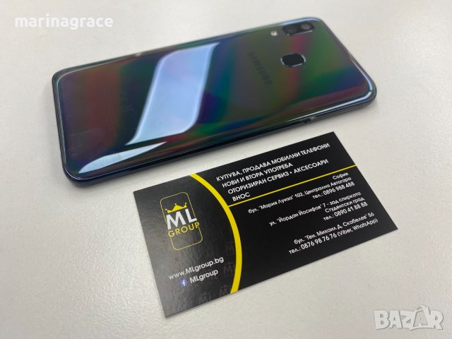 Samsung Galaxy A40 64GB / 4GB RAM Dual-SIM, втора употреба, снимка 4 - Samsung - 42561423