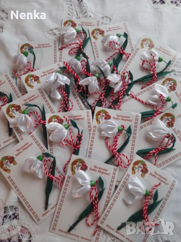 Мартеници ръчна изработка 