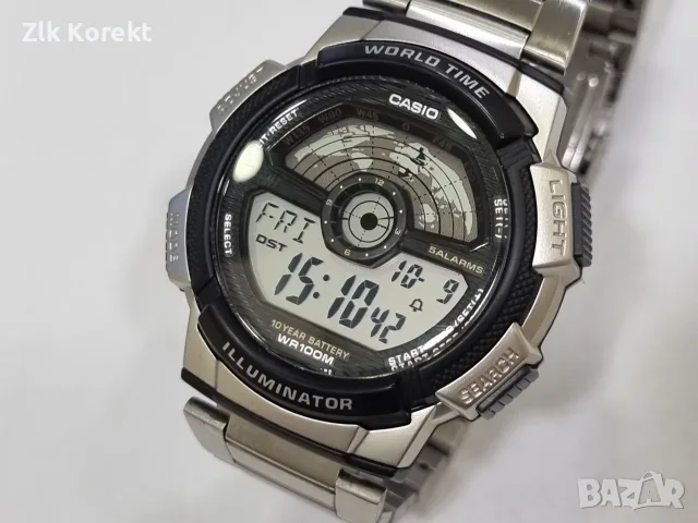 Часовник Casio AE-1100W 44мм., снимка 10 - Мъжки - 56431233