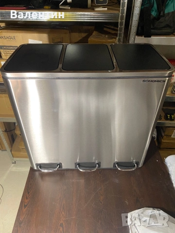 Кош за рециклиране 3х18 литра, снимка 3 - Други стоки за дома - 53212059