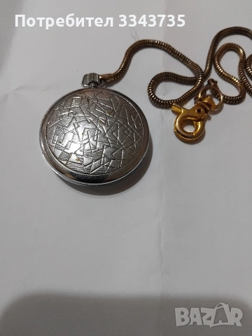 Ruhla Antimagnetic винтидж джобен часовник., снимка 3 - Антикварни и старинни предмети - 53950620