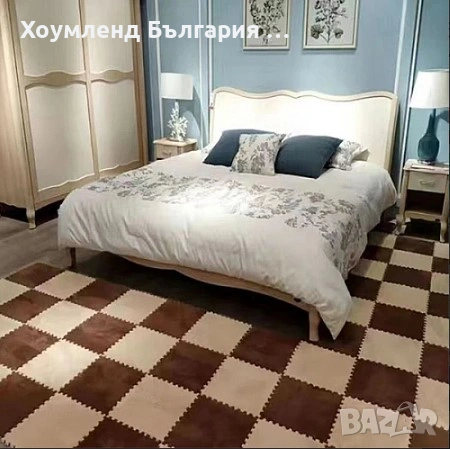 Плюшена мека настилка - изолация за детска -мек пъзел различни цветове, снимка 6 - Други - 54311980