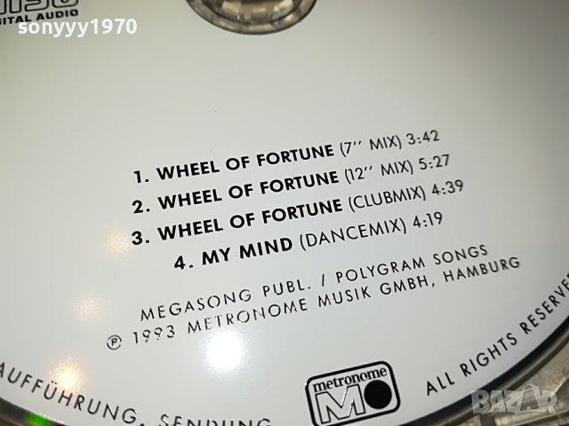 ACE OF BASE-WHEEL OF FORTUNE CD MADE IN GERMANY 0504230901, снимка 12 - CD дискове - 40259973