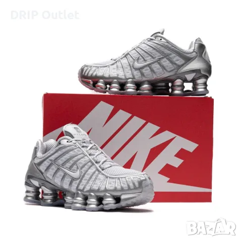 !НОВИ! Nike Shox TL | Silver | + КУТИЯ