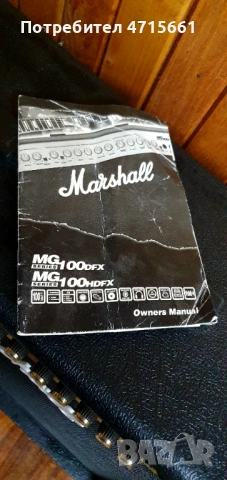 Marshall MG100 DFX китарно комбо усилвател 100 ватов с вградени ефекти , снимка 6 - Китари - 53180477