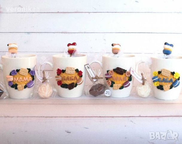 Чаши "МАМА", "ЛЕЛЯ", "БАБА" и др. , снимка 7 - Подаръци за жени - 31849561