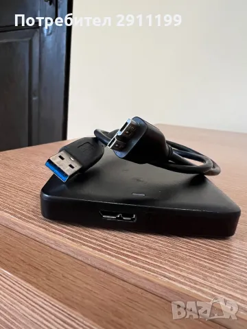 Външен диск Toshiba 1TB, снимка 3 - Твърди дискове - 49501351