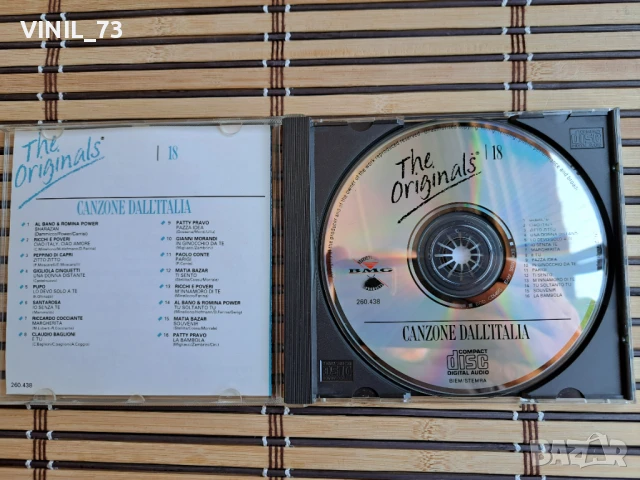 The Originals - 18 - Canzone Dall'Italia, снимка 2 - CD дискове - 50780972