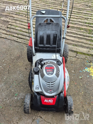 Бензинова косачка "AL-KO 190cc" с Кош, снимка 4 - Градинска техника - 54036287