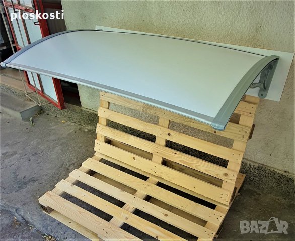 Навес, козирка с плътна сянка. Бонд - 3 мм. с пластмасови ребра, снимка 3 - Дограми - 33714479