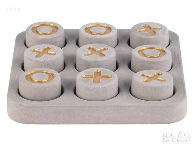 НОВИ! Морски шах Табло за игра Tic-tac-toe цимент, снимка 3 - Образователни игри - 49786291