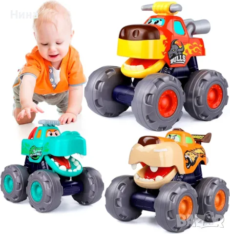 Забавен камион - чудовище Monster trucks 🔥 3 вида, снимка 11 - Коли, камиони, мотори, писти - 50009798