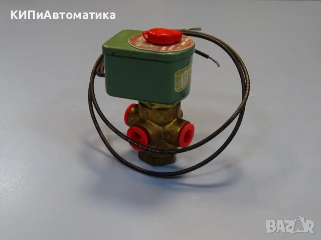 3-пътен ел. магнитен клапан ASCO 8320A33 solenoid valve 16Bar 110VAC, снимка 2 - Резервни части за машини - 49284304