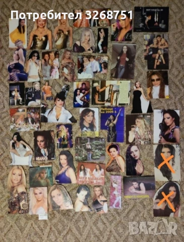 Картинки на певици, снимка 8 - Колекции - 50681936