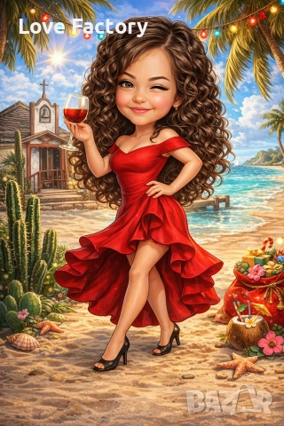 Карикатури в рамка , снимка 3 - Романтични подаръци - 52016401