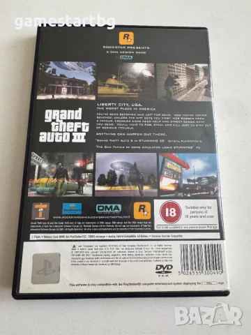 Grand Theft Auto III за PS2, снимка 2 - Игри за PlayStation - 56541632