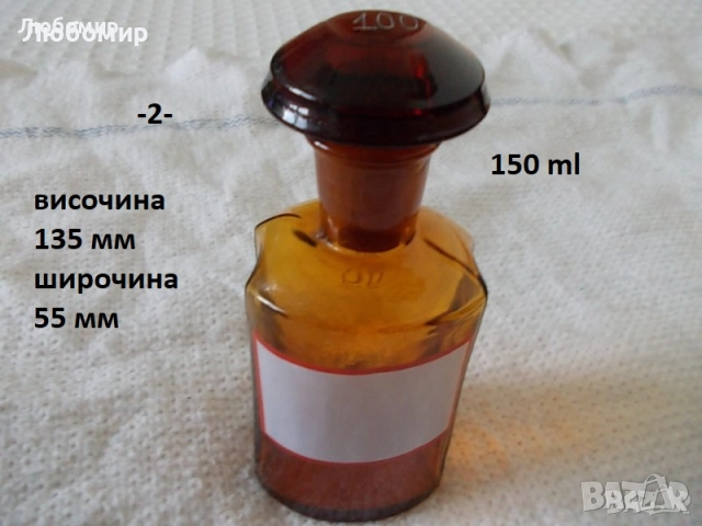 Старинна аптекарска стъклария - списък, снимка 2 - Медицински консумативи - 51498575