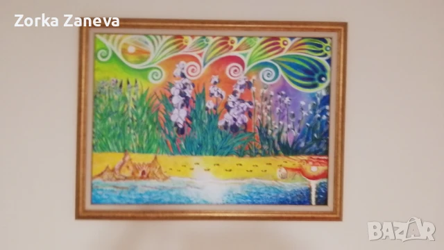 Картина,aвторска 70см,50 см, снимка 2 - Картини - 51182251