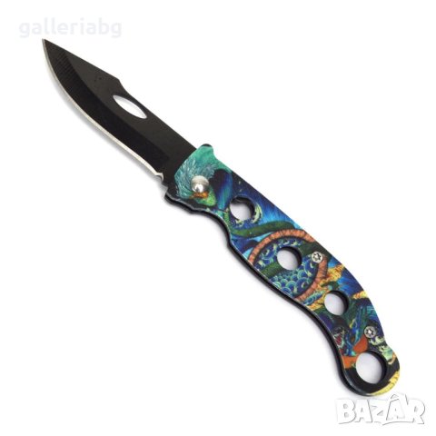 Сгъваем джобен нож с изображение, снимка 1 - Ножове - 42921500