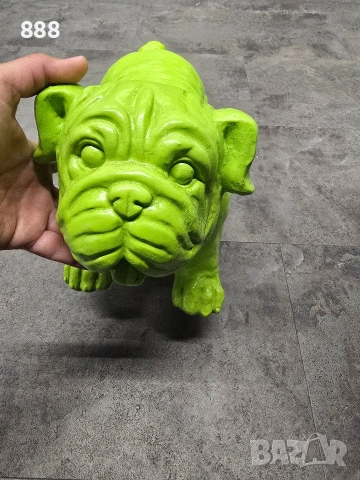 керамично куче булдог , снимка 2 - Декорация за дома - 54089828