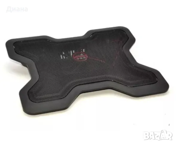 Охладител за лаптоп – Мощно охлаждане с безшумен вентилатор и RGB ефект, снимка 5 - Друга електроника - 49059706